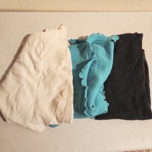Lot of 3 100% Cashmere Sweaters for Crafts Fabric Scrap Full Sweater Upcycle